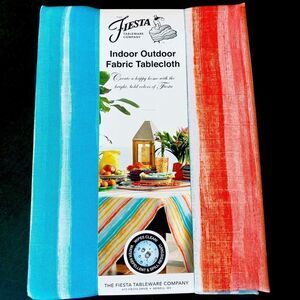 Fiesta Indoor Outdoor Mexican Stripe Tablecloth Oblong